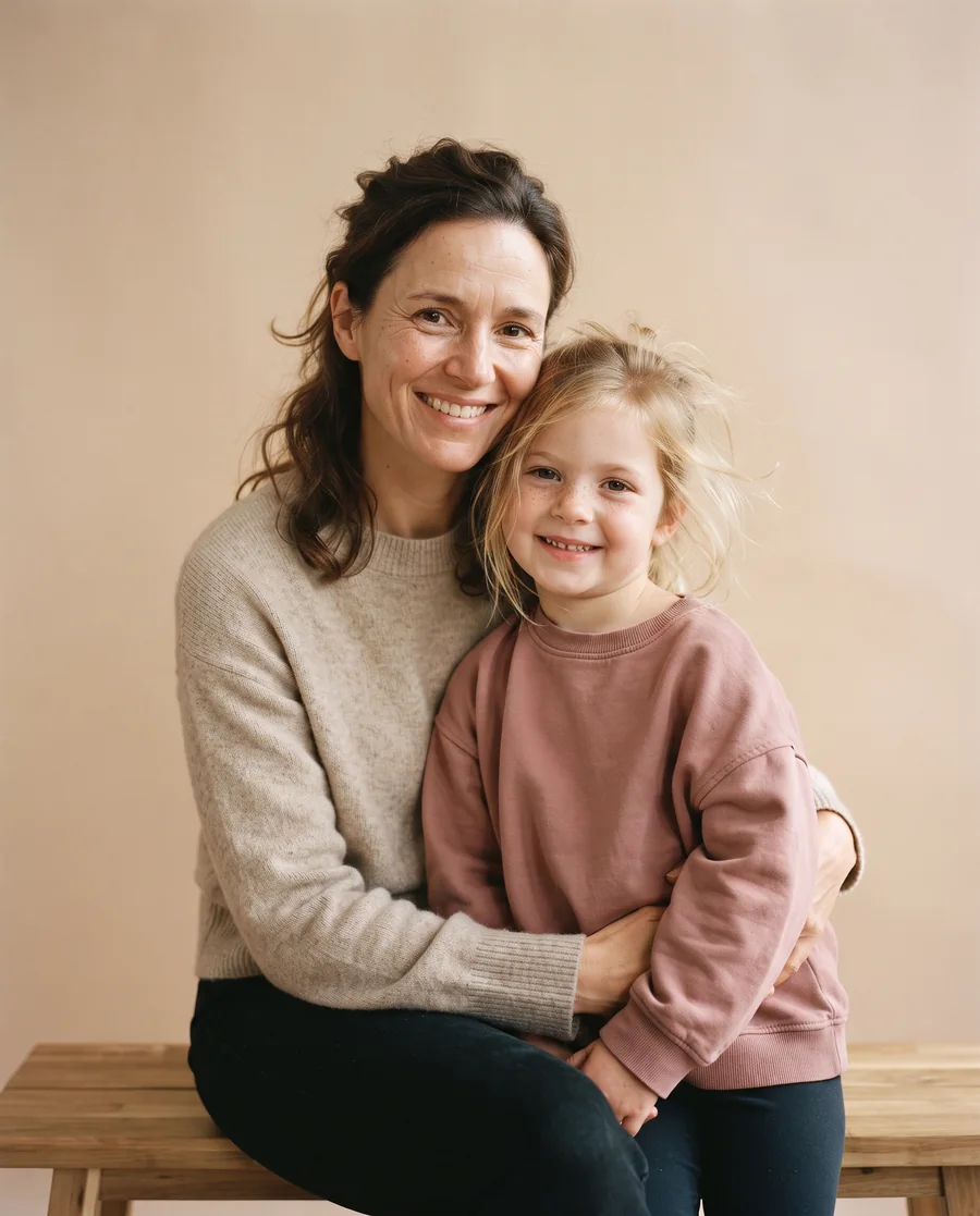 A Brighton family with their dentist at Mountain View Family Dental